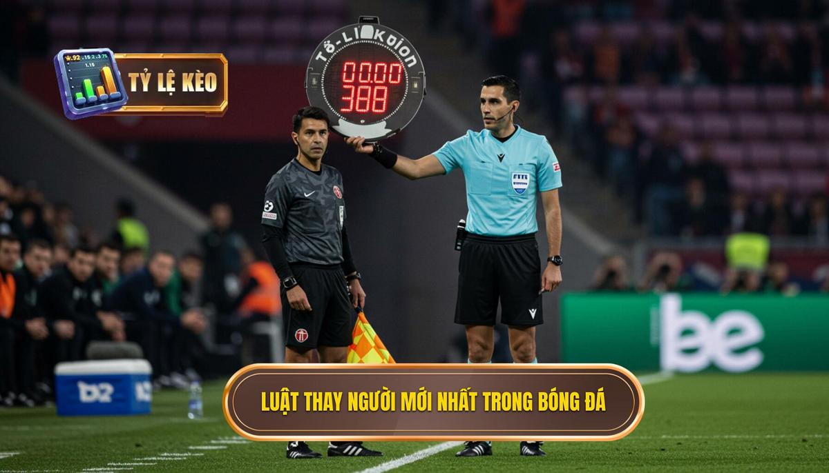 Luật thay người mới nhất trong bóng đá 