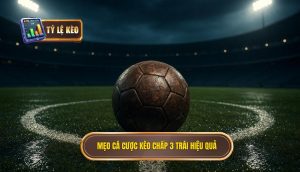 Mẹo cá cược kèo chấp 3 trái hiệu quả