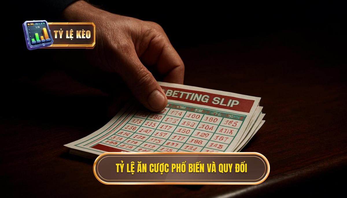 Các loại tỷ lệ ăn cược phổ biến và cách quy đổi chuẩn xác