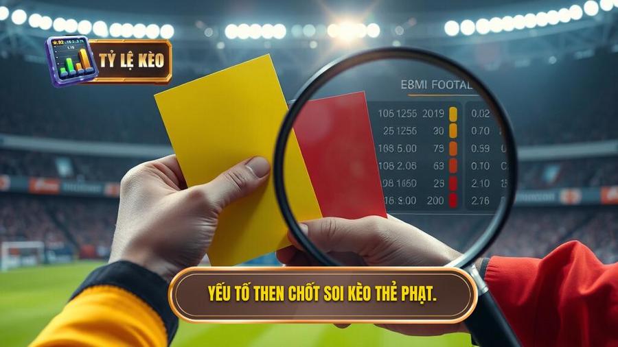 Phân tích các yếu tố then chốt khi soi kèo thẻ phạt
