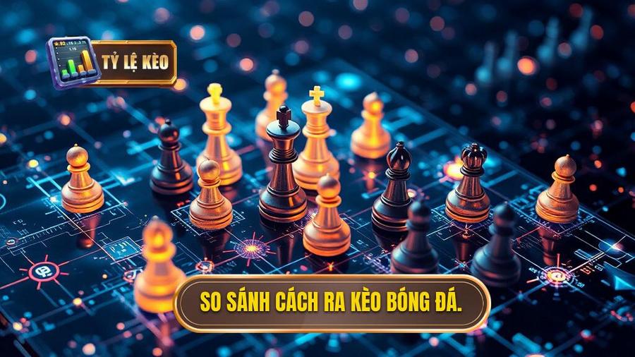 So sánh cách ra kèo bóng đá.